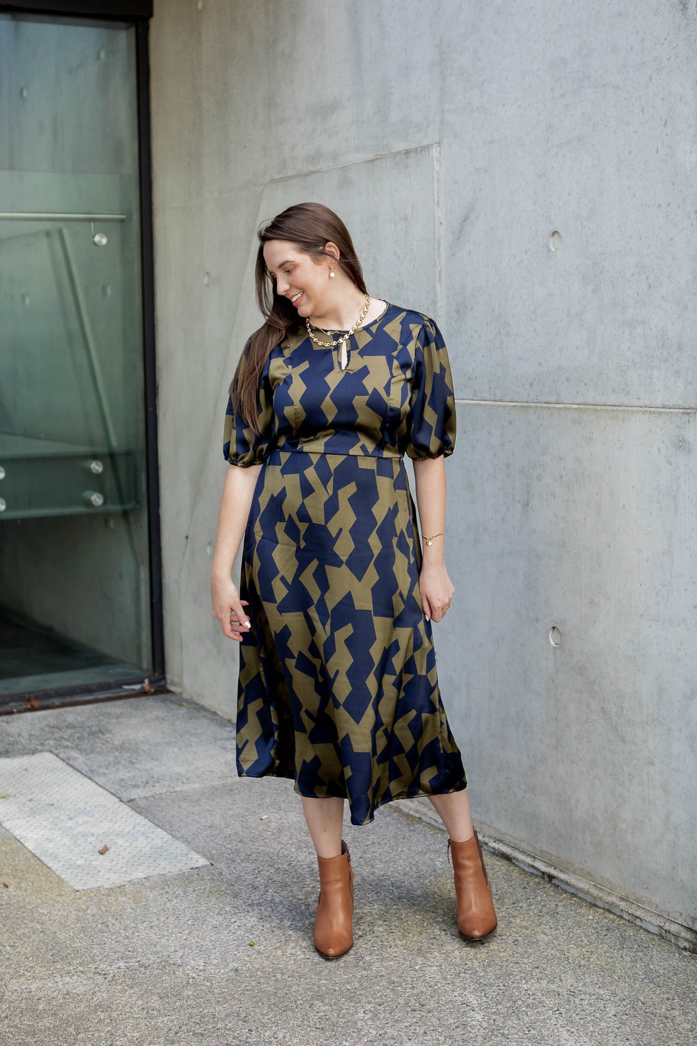 Julia Dress |  Shazam Print