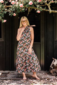 Lara Dress | Summer Botanical - 100% Cotton
