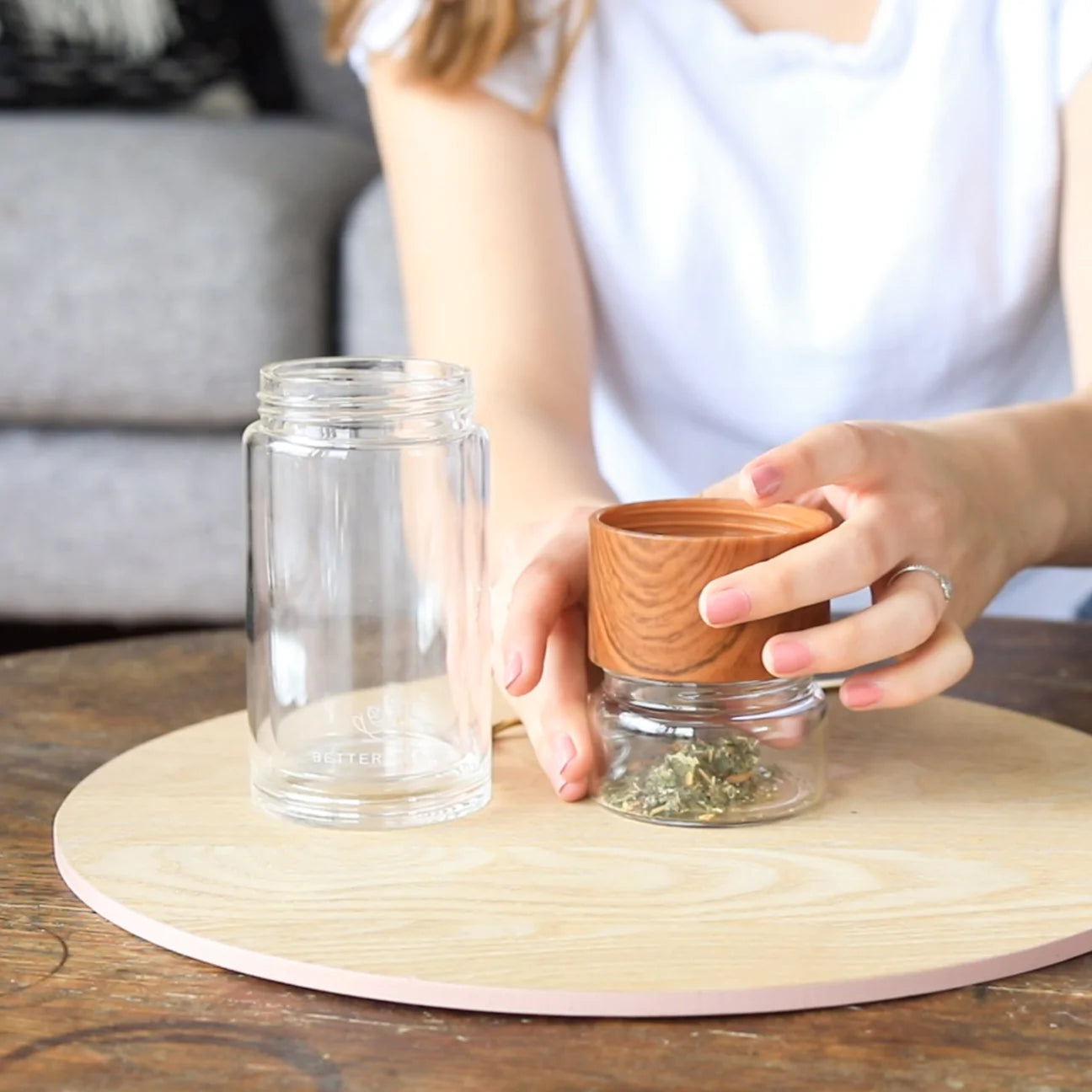 Tea Infuser Flask | Wood