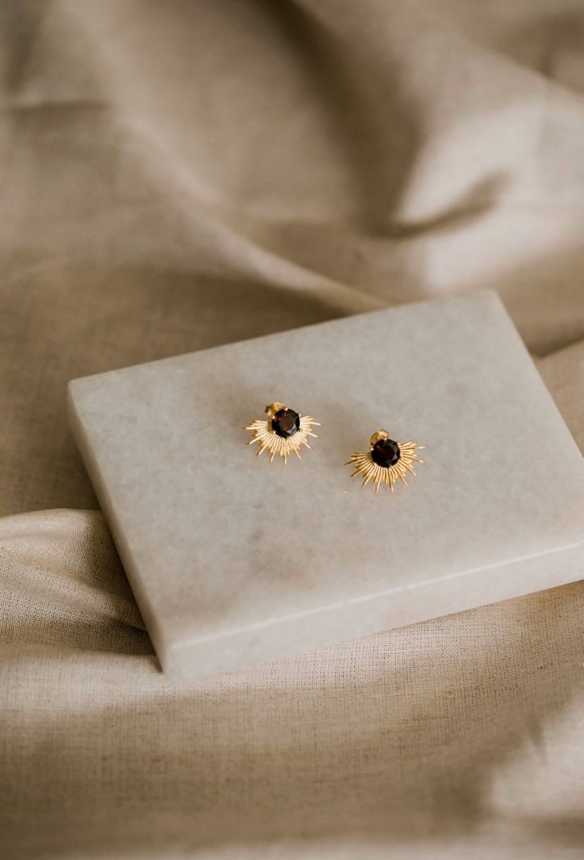 Solace Earrings | 18K Gold Plated |